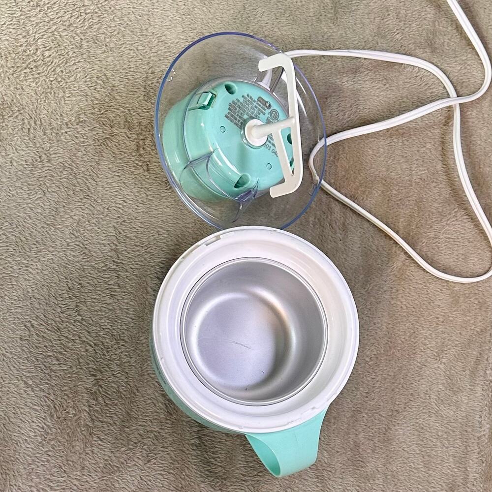 Dash My Mug Ice Cream Maker Aqua Personal Frozen Dessert Maker Tested Works - Picture 6 of 7